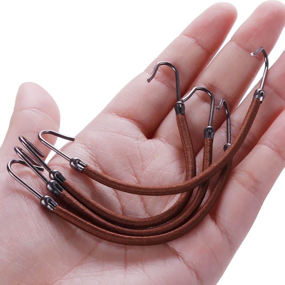 1/5/10 Stück Lässige Elastische Clips Schleifen Mädchen Frauen Bänder Gummi mit Haken Pferdeschwanzhalter Bungee Haar Dickes Haar Accessoires Kopfschmuck