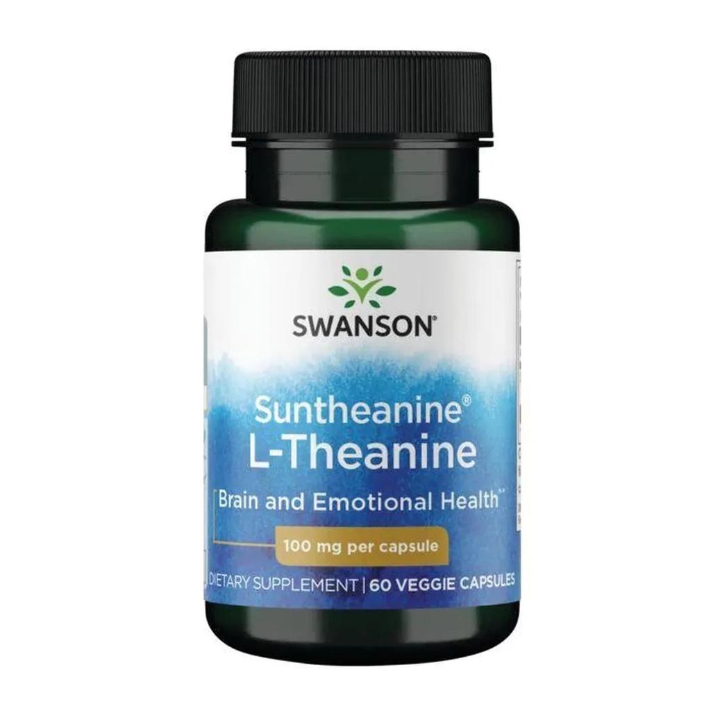 Suntheanine L-Theanine, 100mg - 60 vcaps