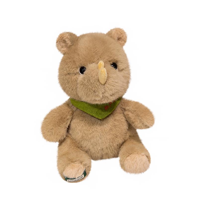 Série Selva Brinquedo de Pelúcia Elefante Boneca Hipopótamo Boneca Urso Marrom Presente de Aniversário para Crianças