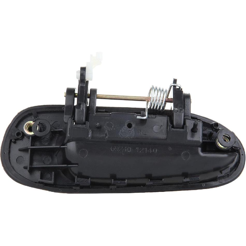 ECCPP Door Handles Exterior Outside Outer Front Rear Driver Passenger Side for 1993 1994 1995 1996 1997 for Toyota for Geo Black(4pcs)