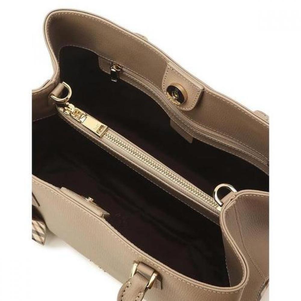 Daks Béžová Kostkovaná Taška přes Rameno Hedvábný Šátek Dcba4e132i2 Dcsc4e144i2