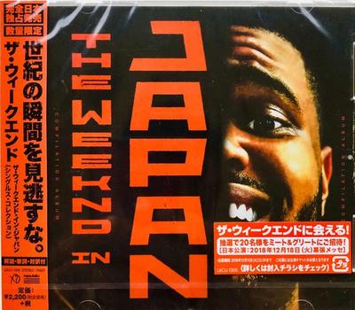 CD WEEKND  Weeknd In Japan Singles Collection UICU1305 XO 2018 Japan Obi Rap  HipHopRB