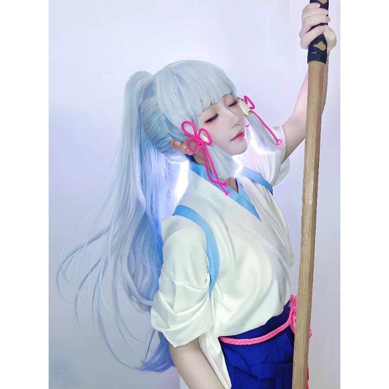 Genshin Impact Cosplay Costume Wig Hair Women Dancer Dress Carnival Uniform Anime Halloween Costumes