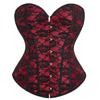 Women Strapless Sexy Jacquard Boned Tummy Control Corset Shapewear Top