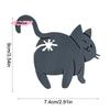 2Pcs 3D Cat Butt Bread Bag Clips Novelty Kitchen Gadget Food Storage Sealing Clip for Cat Lovers Fun Snack Accessory