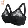 Large Size Bra Ultra-thin Sexy Lace No Steel Ring Gathered Breathable Transparent Underwear Bra for Women