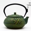 Bright Glaze Pine Bamboo Plum Cast Iron Teapot with Filter