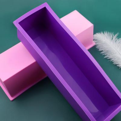Capacità dello stampo per torta, stampo per pane tostato in silicone, rettangolare singolo, per sapone in silicone