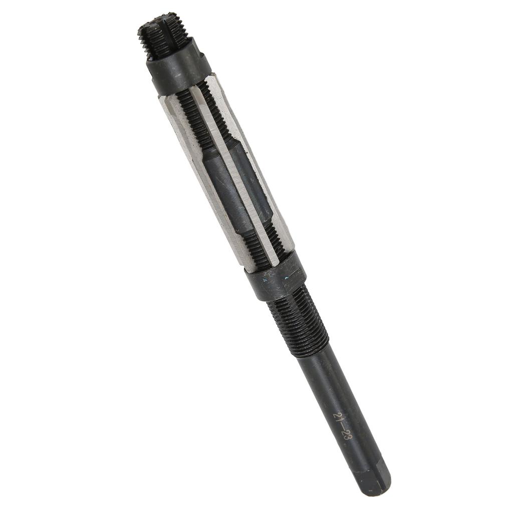 Adjustable Reamer Hand Chucking Tool 6 Flute 64mm Length 9SiCr 21‑23mm Adjustment Range