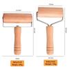 Beech Wood Double-Ended Rolling Pin - Handheld Dumpling Skin Roller and Baking Tool