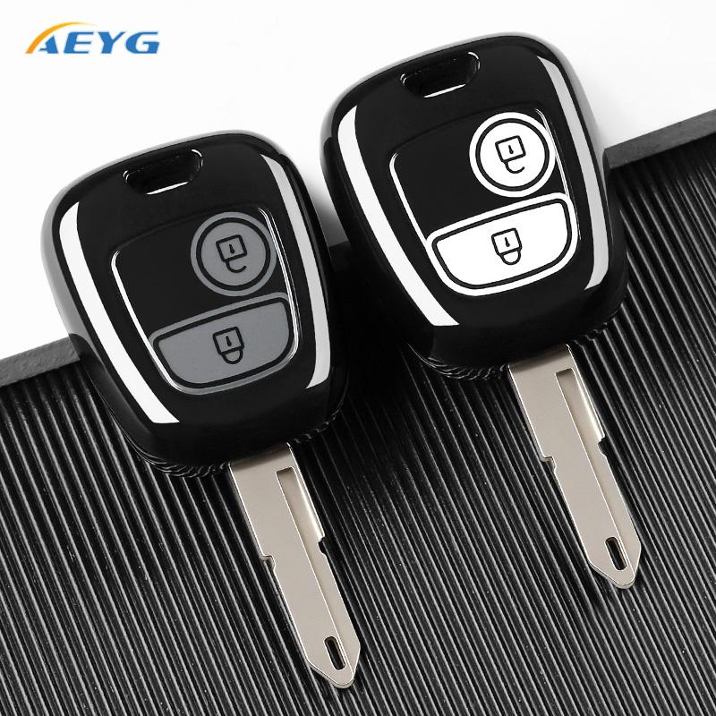 Tpu Car Flip Key Case Fob Keychain Suit For For Peugeot 106 107 206 207 306 307 406 407 For Citroen C1 C4 Fob Accessories