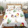 Farm 3D chicken Duvet Cover Rooster Goose Duck for Kid Teen women men gifts Farmhouse Animals for bedroom decorations Queen king