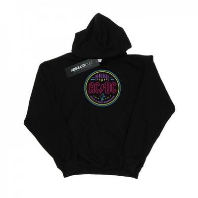 Kapuzenpullover mit Kreis-Neon-Print für Mädchen