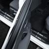 Hot 2025 1/4/5Pcs Leather Car Door Sill Protector Carbon Fiber Sill Strip For BMW 50th G07 G06 G02 G01 F48 F39 G42 G26 F01 F02 G