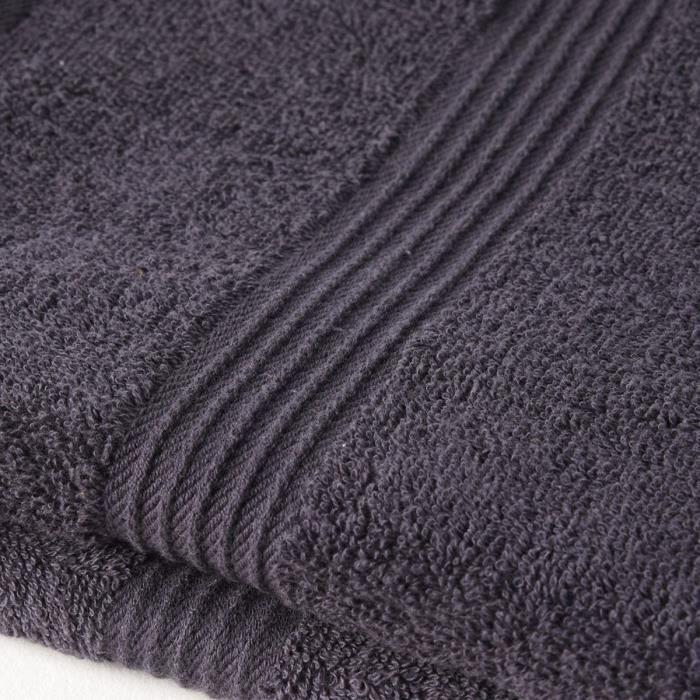 TODAY Essential - Set of 2 Hand Towels 50x90 Cm 100% Cotton Charcoal Color