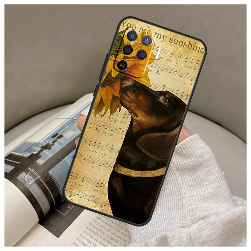 

Dachshund Dog Animal For OPPO A96 A76 A16 A15 A17 A54 A74 A94 A52 A72 A5 A9 A31 A53 A57 A77 A91 A93 A54s Case OPPO A54 5G