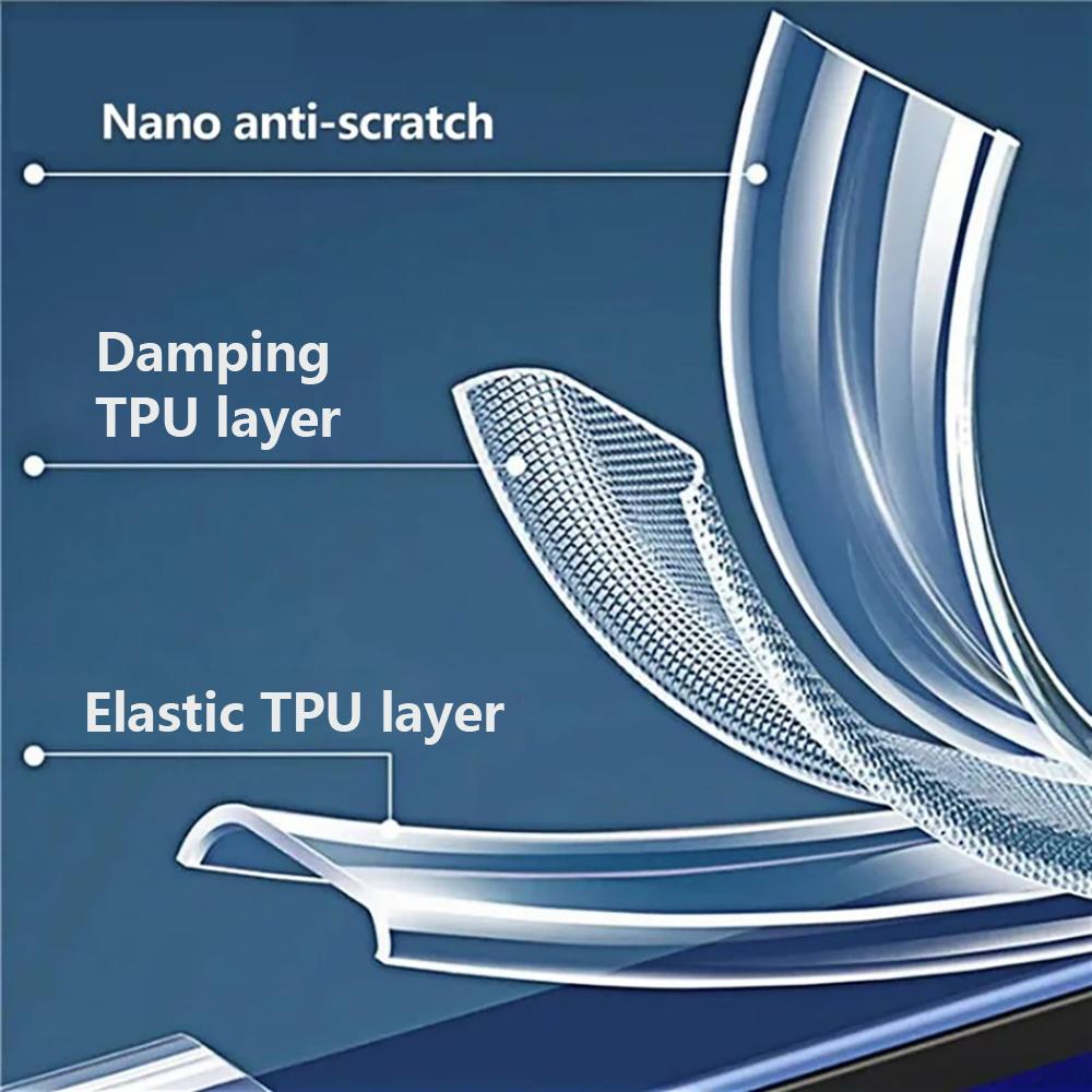 WANLONFENG WL3 Series For iPhone 16 TPU Case 1.5mm Phone Cover with Tempered Glass Film (Big Lens Hole)