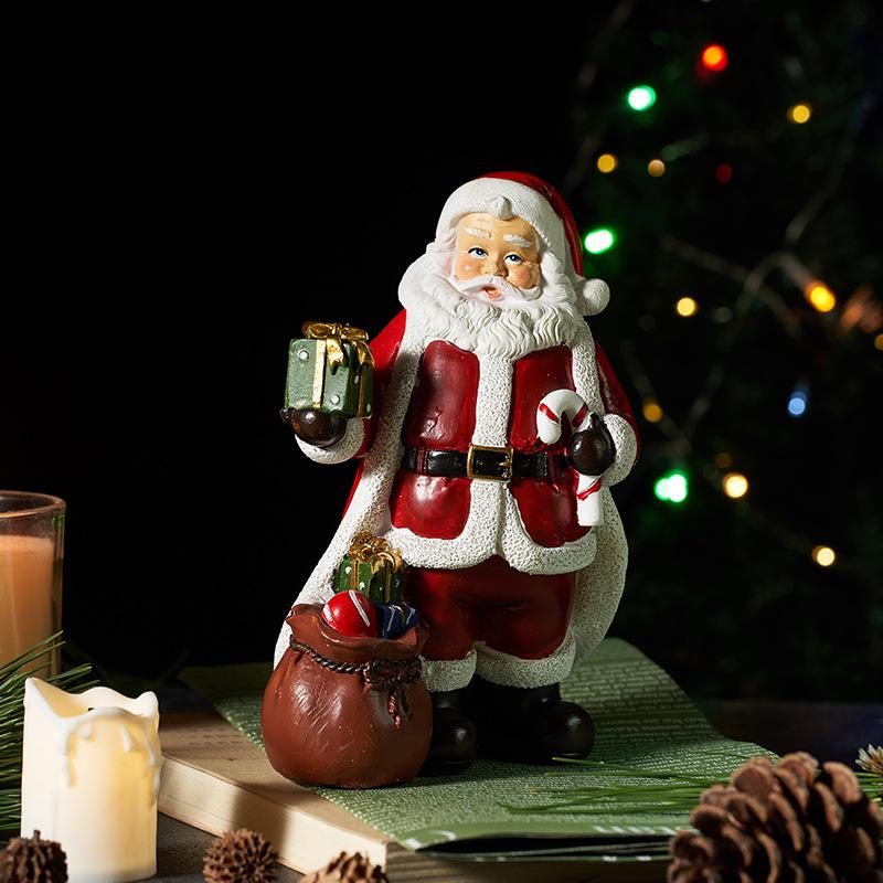 New Products, Christmas, European Style, Santa Claus, Resin Crafts, Creativity, Home Desktop, Decorative Ornaments
