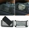 1Pc Universal Car Organizer - Mesh Storage Bag Net Pocket, Multi-Function with Phone Holder, Easy Access Auto Accessory