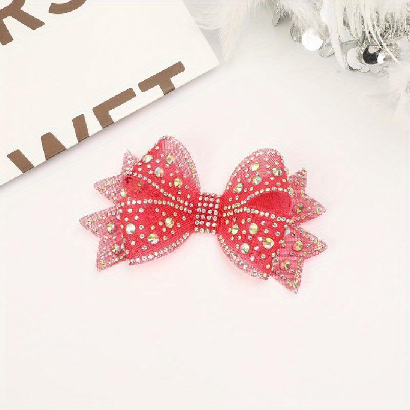 DIY Shiny Rhinestone Shoe Decor Silk Flower Bowknot Shoe Decorations Charm Buckle Wedding Bride Shoe Accessories