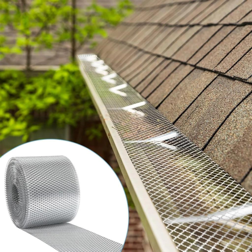 1Pc Aluminum Gutter Guard Pipe Strainer Mesh Cover Net For Gutters Mesh Guards Leaf Debris Mud Trap Drain Pipe Cover Protector