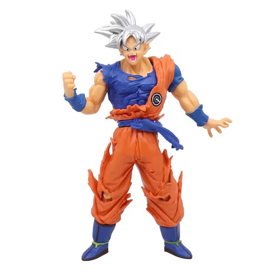 Anime 17-18CM Dragon Ball Z Super Saiyan Son Goku Broly Vegeta Anime Action Figure Model Gifts Collectible Figurines for Kids