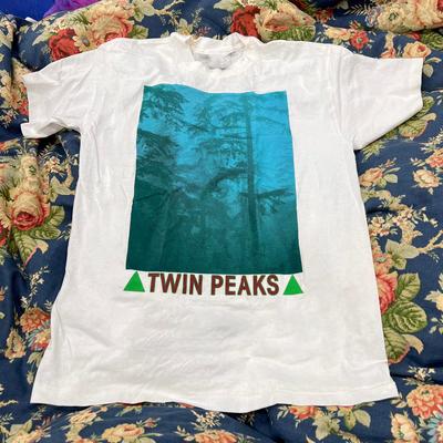 Twin Peaks Band White 100% Cotton Adult TShirt Unisex T-Shirt