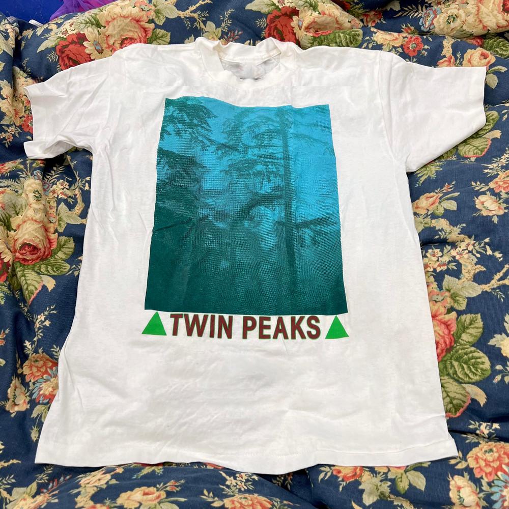 Twin Peaks Band White 100% Cotton Adult TShirt Unisex T-Shirt XXL