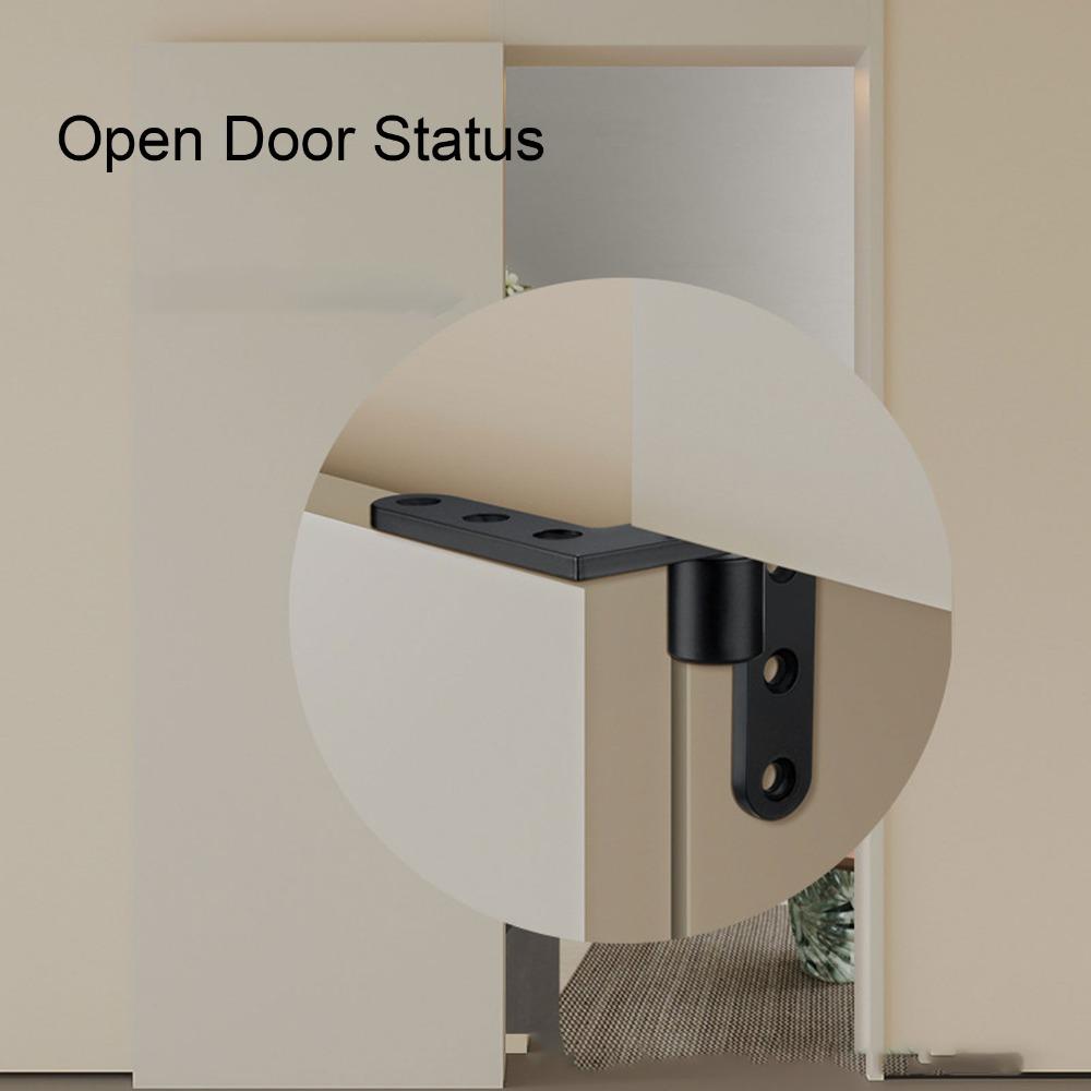 2pcs 270 Degree Rotation Rotating Pivot Hinge Black Left Right Door Hinge Door Hinge Kit  Home