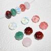 Agate Natural Stone Carved Flat Pumpkin Spacer Beads for DIY Jewelry Accessories