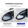 Car Rearview Mirror Rain Eyebrow Rainproof Cover Tire Valve Cap For Lexus F SPORT ES LM GS IS NX RX LC IS250 IS430 RX300 ES300H