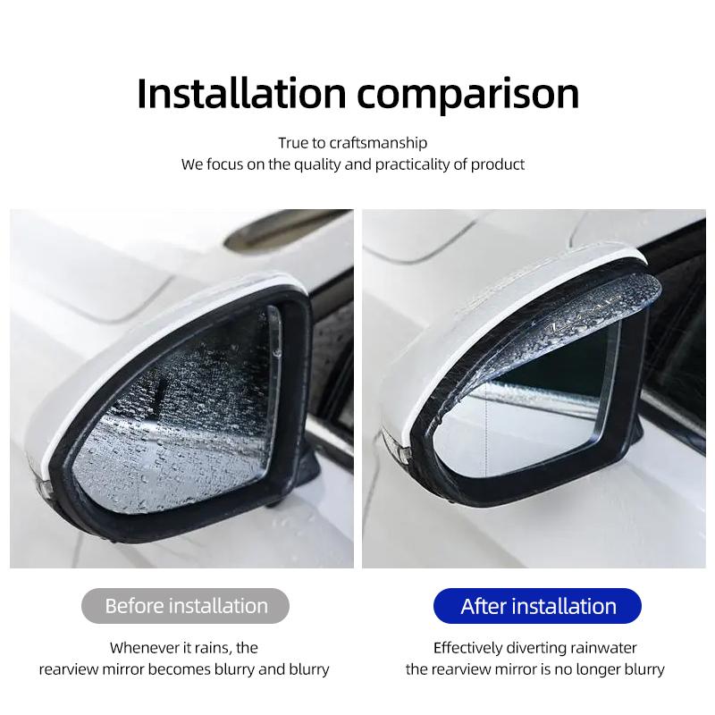 Car Rearview Mirror Rain Eyebrow Rainproof Cover Tire Valve Cap For Lexus F SPORT ES LM GS IS NX RX LC IS250 IS430 RX300 ES300H