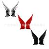 3D Metal Angel Wings Personality Car Body Sticker Scratch Hiding Exterior Decor Decal