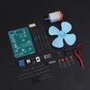 Ne555 Diy Electric Fan Kit Dc 4.5V Motor Pulse Width Speed Controller Kit Diy Electronic Soldering Practice Electronics Training