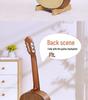 Supporto per Chitarra in Legno Massiccio - Porta Musica Verticale Folk & Classica