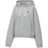 Onitsuka Tiger Solid Logo Hooded Long Sleeve Sweatshirt Women sweatshirt Gray 2182B265-020