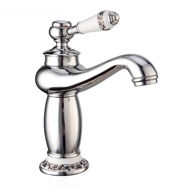 Bathroom Faucet Antique Bronze Finish Brass