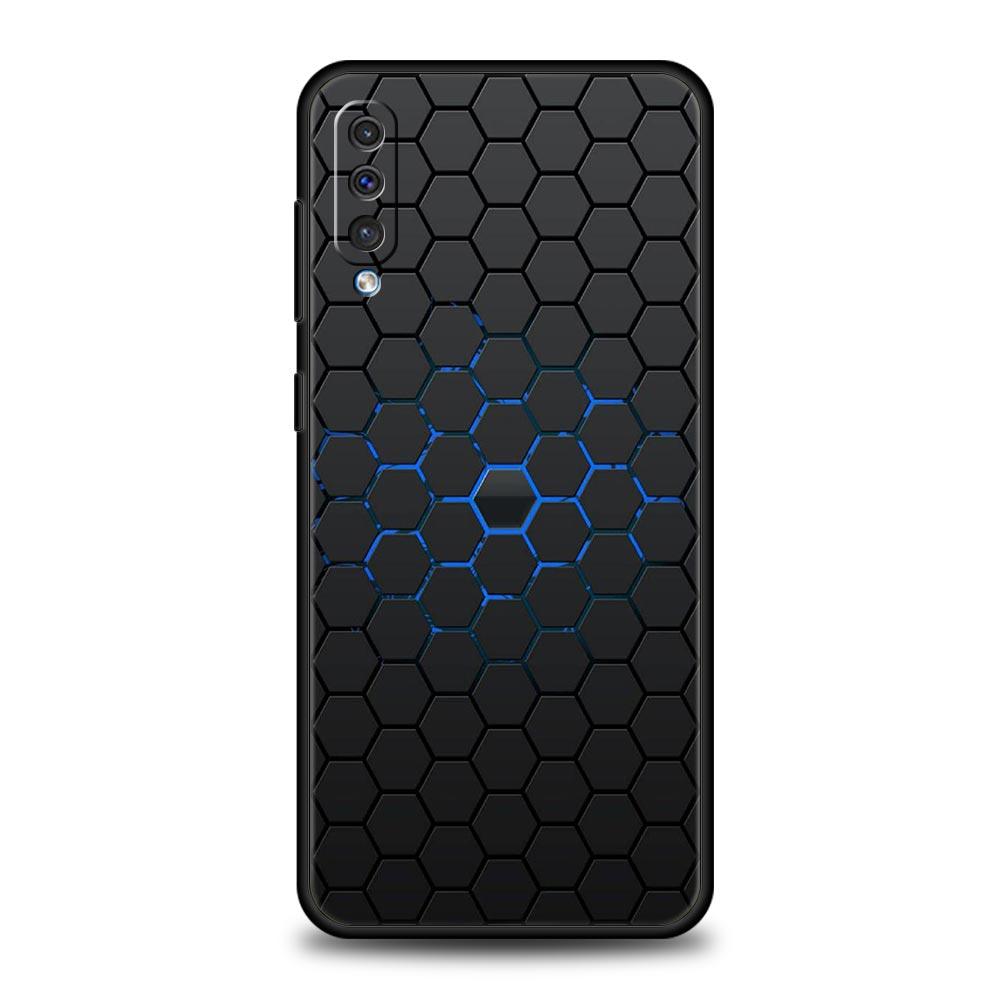 

Phone Case For Samsung A56 A36 A26 A24 A12 A14 A16 A50 A70 A20E A10S A22 A40 A34 A54 A42 A52 5G A04s A06 Cover Honeycomb Pattern Galaxy A04