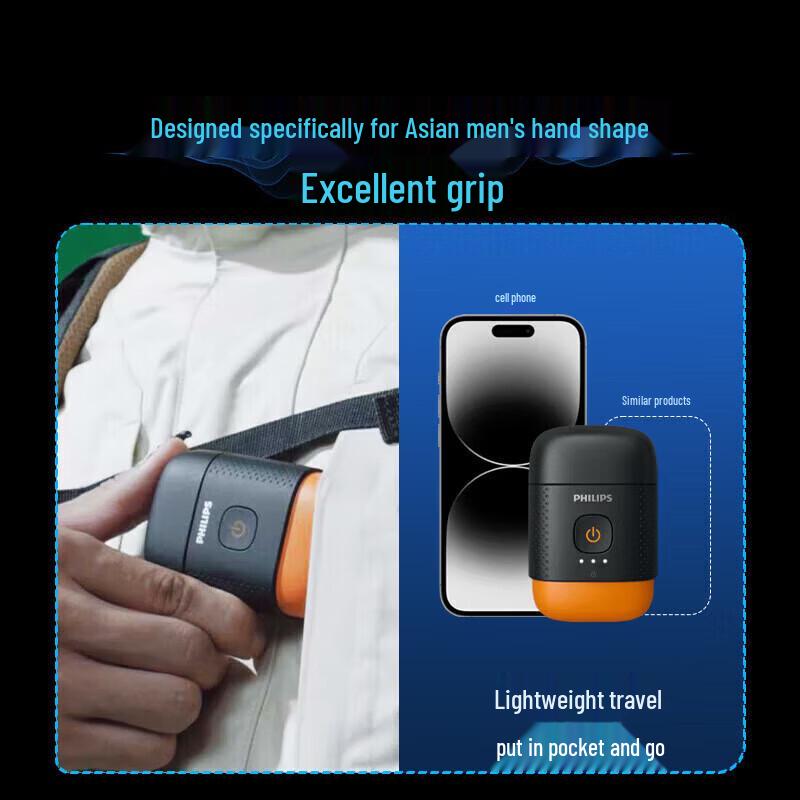 Philips YQ660 Series Portable Electric Shaver CN plug (adapter included)