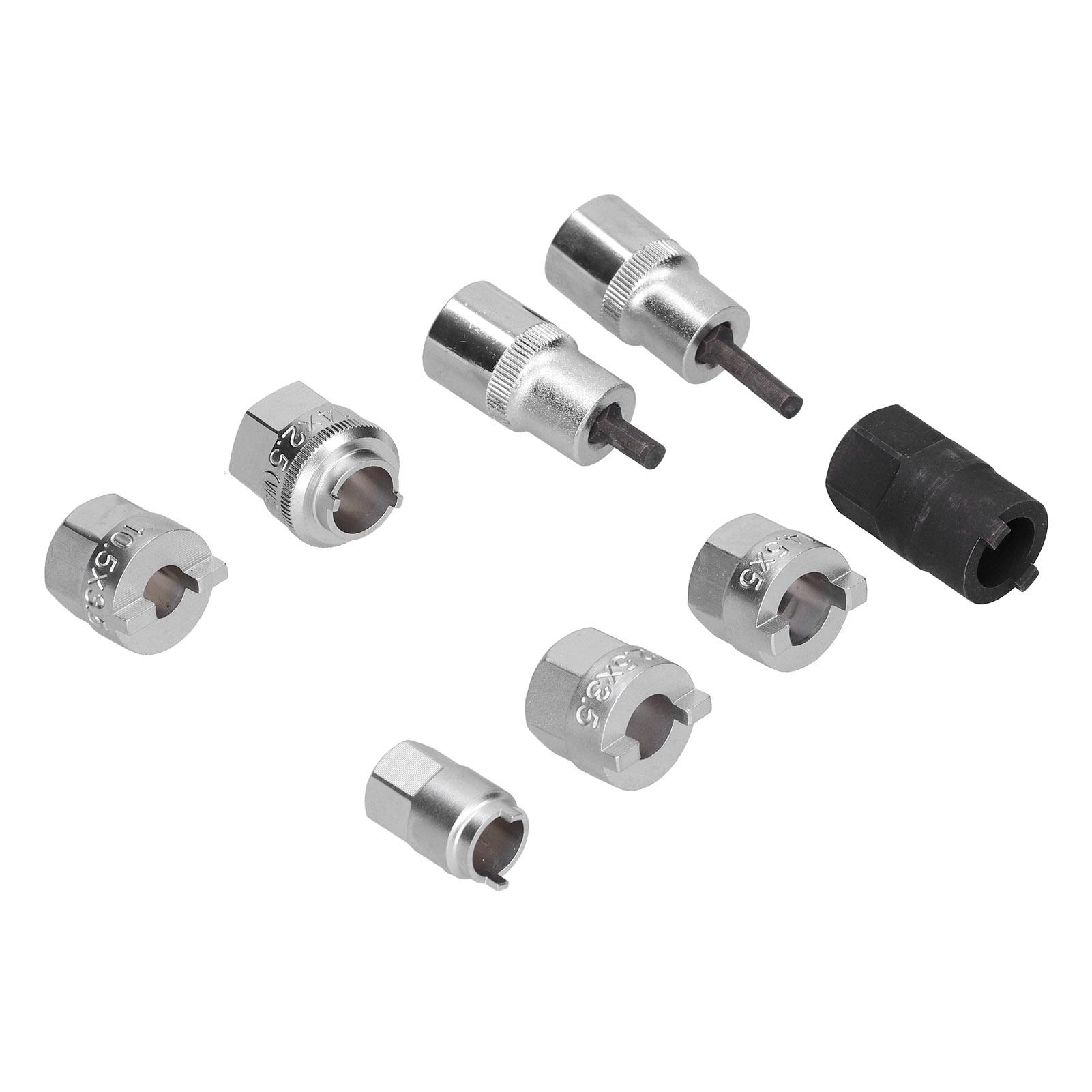 

Набор торцевых головок для гаек амортизационной стойки, 8 шт., инструмент для снятия и разборки, для ремонта автомобилей