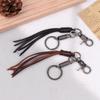 Cowhide Cowhide Tassel Key Chain Vintage Car Keychian Genuine Leather Keychain  Keys Organizer
