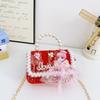 Lightweight Pearl Charming Shoulder Bag For Girls Featuring Cute Princess Design