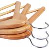 Support Japanese Small and Medium-Sized Businesses with Wooden Clothes Hangers, Non-Slip Clothes Hangers with Shoulder Indentations for Suits and Jack