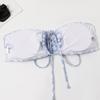2023 Floral Print Cross-Strap Women's Two-Piece Bikini