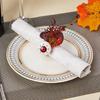 Halloween Napkin Rings, Maple Napkin Holders Fall Decorative Napkin Grommets For Thanksgiving Halloween Table Decorations