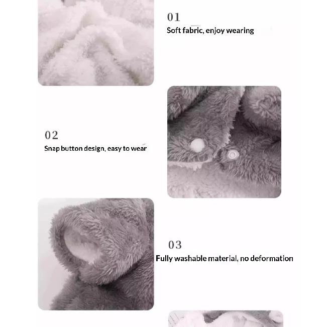 Dog Clothes Winter Autumn Warm Four Legged Fleece Lined Thickened Outfits for Cats Golden Gradient Ragdoll Small To Medium Dogs