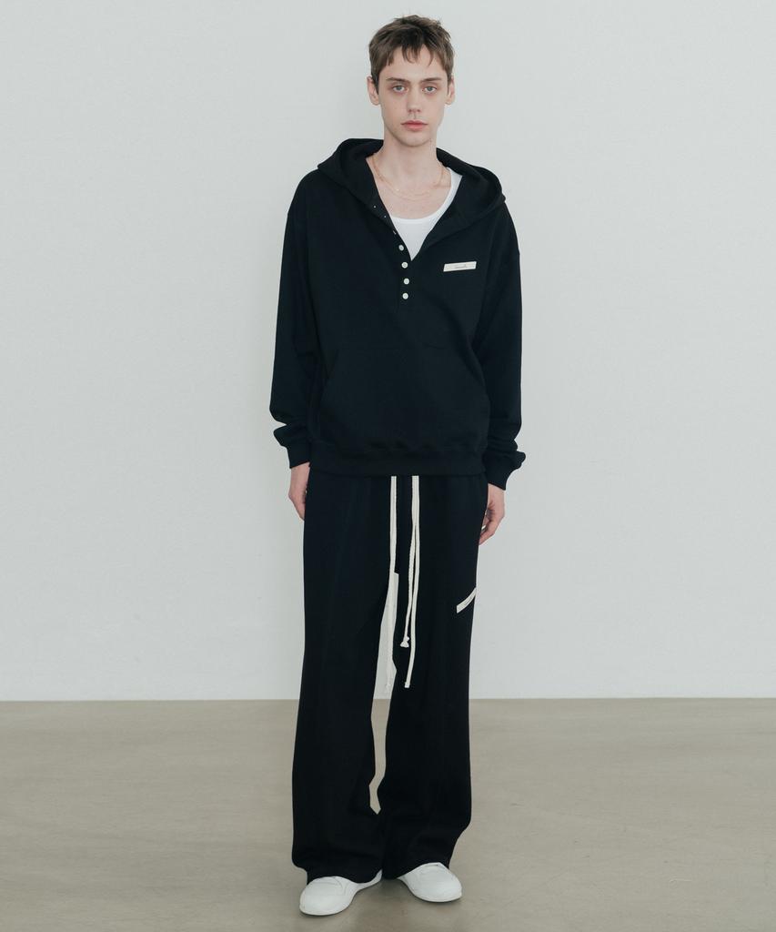 SSIN AND LEE Tailor Cotton Sweatpants Black