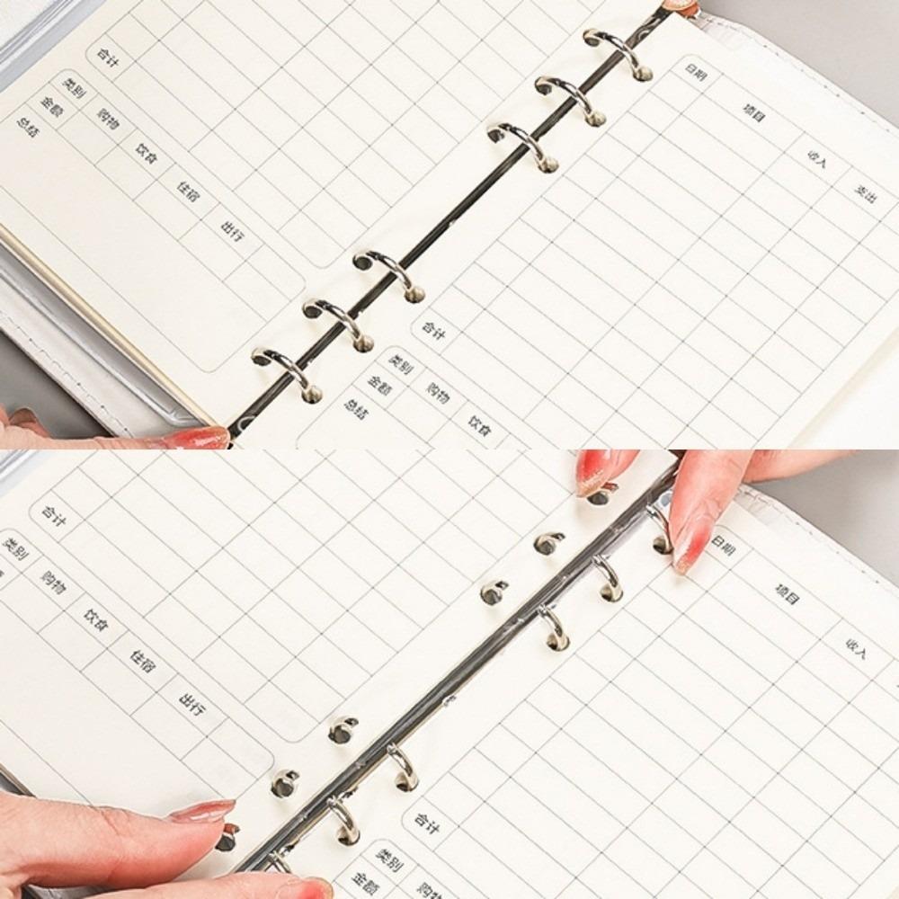 Waterproof Money Saving Challenge Large Capacity Savings Binder Money Saving Book  Financial Tool