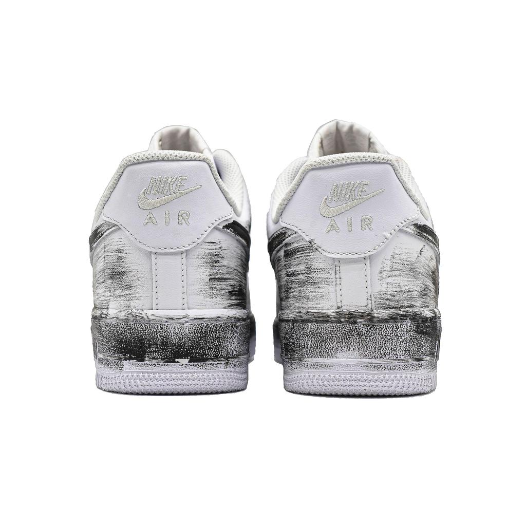Nike Air Force 1 Caballero Gótico Amortiguación Ligero Caña Baja Zapatillas de Skate Unisex Negro Blanco CW2288-111(Equipo241-)