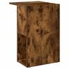 Side Table Smoked Oak 35 x 40 x 55 cm Wood Based Material